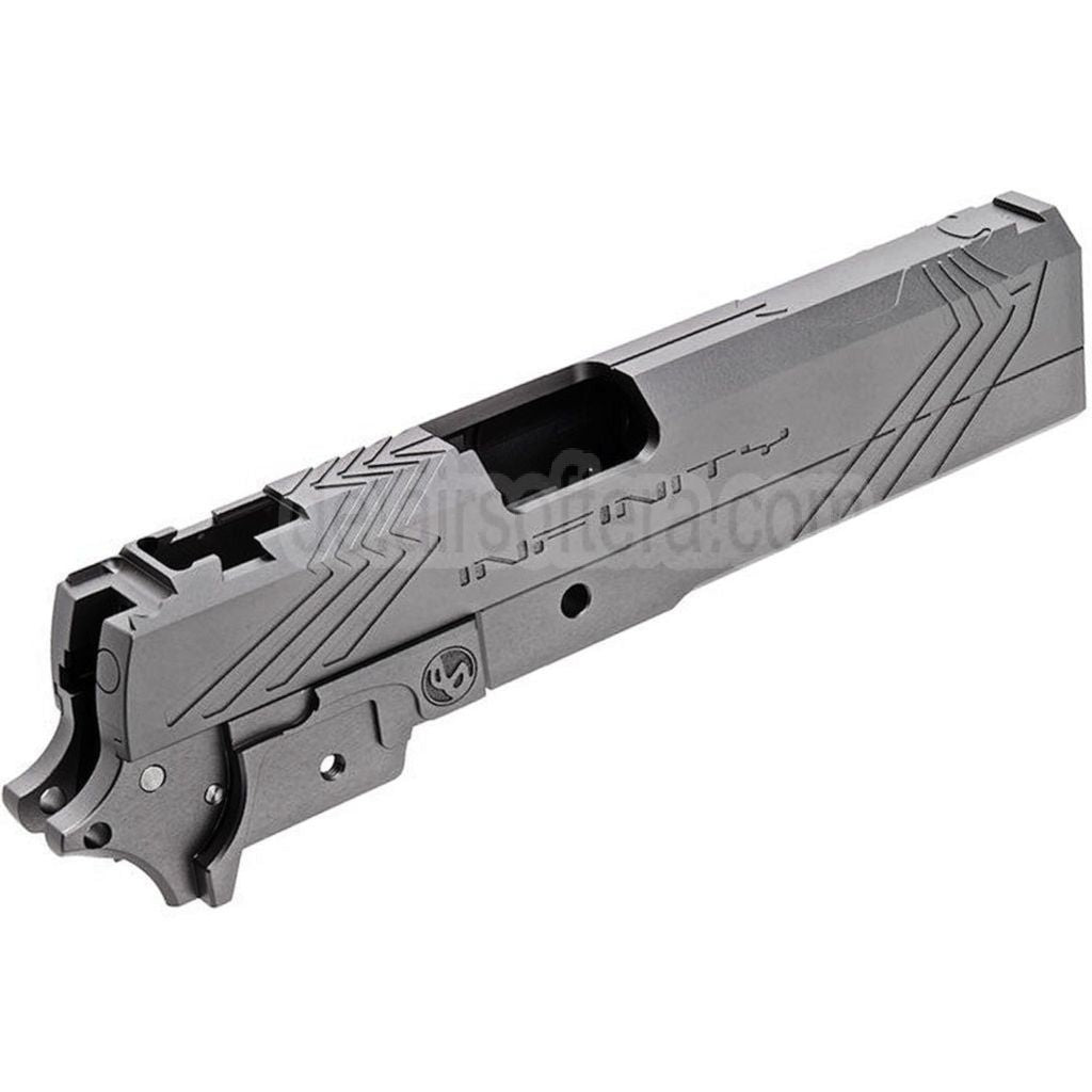 Tiger Soul CNC Aluminum INF Venom Mittlerer Rahmen Schlitten Set Geeignet für Toyko Marui Hi-Capa Serie GBB Pistolen Airsoft