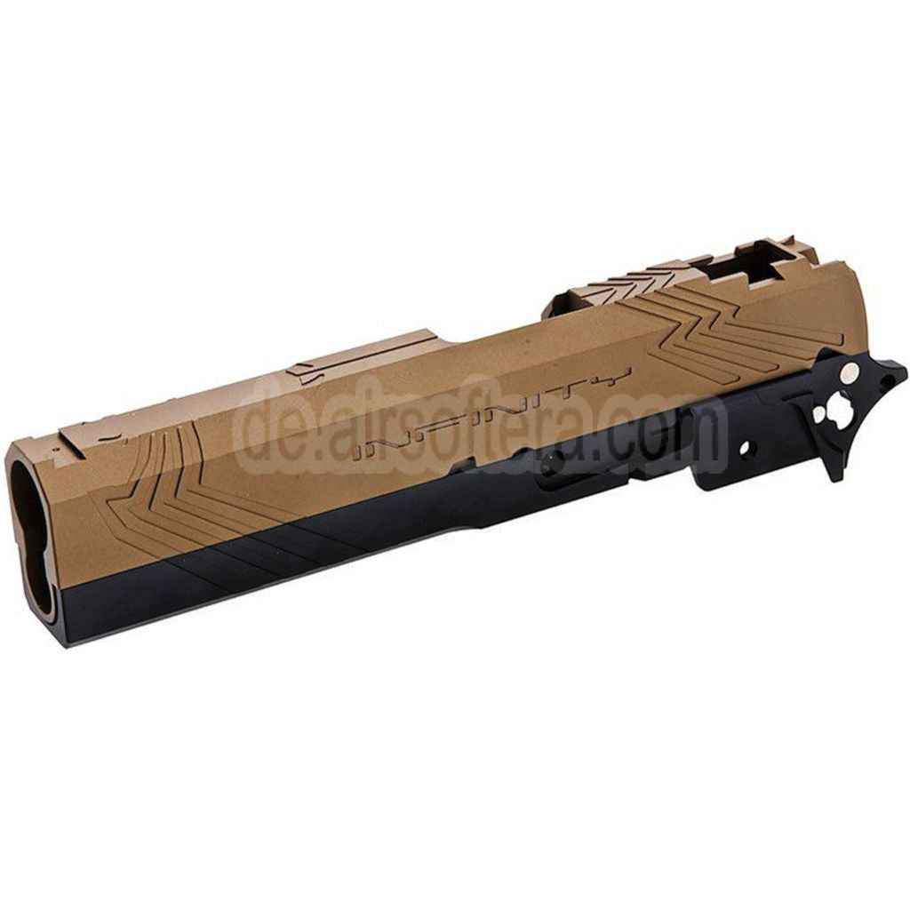 Tiger Soul CNC Aluminum INF Venom Mittlerer Rahmen Schlitten Set Geeignet für Toyko Marui Hi-Capa Serie GBB Pistolen Airsoft