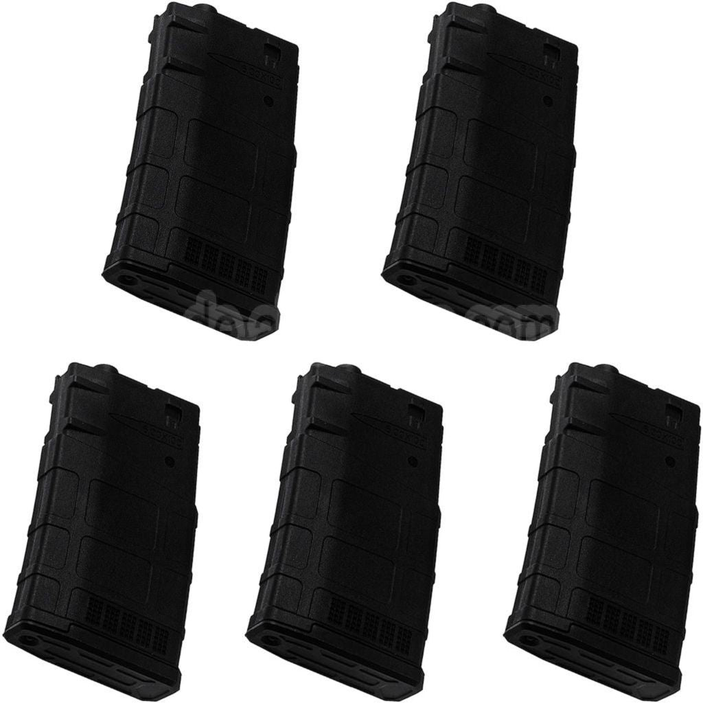 ARES 5 Stück 130rd Mid-Cap Magazin Geeignet für ARES AR308 SR25 M110 Serie AEG Gewehre Airsoft