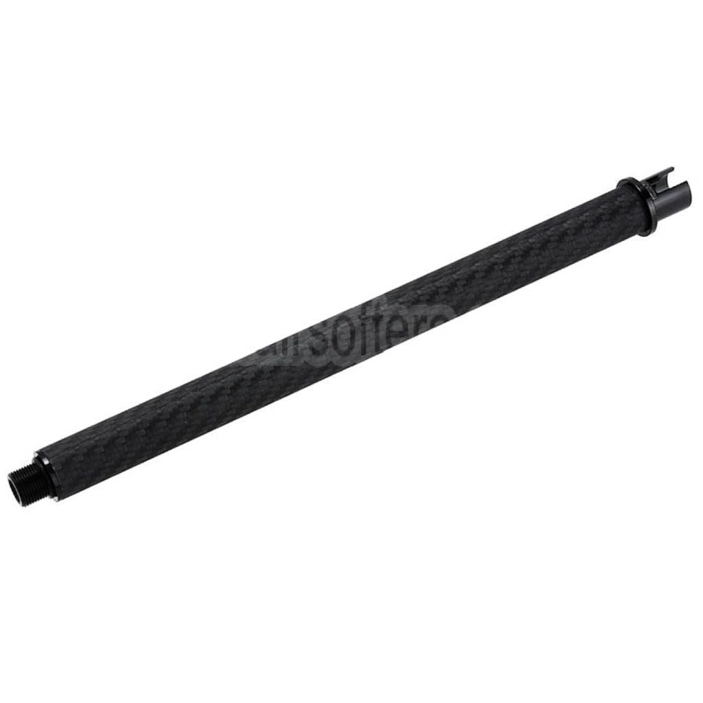 Dr. Black Leichtgewicht Kohlefaser 9 Zoll Äußerer Lauf -14mm CCW Gegen den Uhrzeigersinn Geeignet für Tokyo Marui M4 Serie MWS GBB Gewehre Airsoft