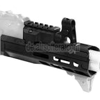 Dytac SLR Gewehreworks ION Lite 165mm 6.5 Zoll Extended M-LOK Handschutz schienen system Kit mit Außenlauf Geeignet für GHK AK Serie GBB Gewehre Airsoft Schwarz