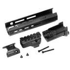 Dytac SLR Gewehreworks ION Lite 165mm 6.5 Zoll Extended M-LOK Handschutz schienen system Kit mit Außenlauf Geeignet für GHK AK Serie GBB Gewehre Airsoft Schwarz