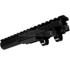Hephaestus 20mm Gasrohr mit Picatinny Schiene Typ III Geeignet für AK Serie AEG GBB Gewehre Airsoft Schwarz