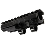 Hephaestus 20mm Gasrohr mit Picatinny-Schiene Typ III Geeignet für AKS 74U AKMSU Serie AEG GBB Gewehre Airsoft Schwarz