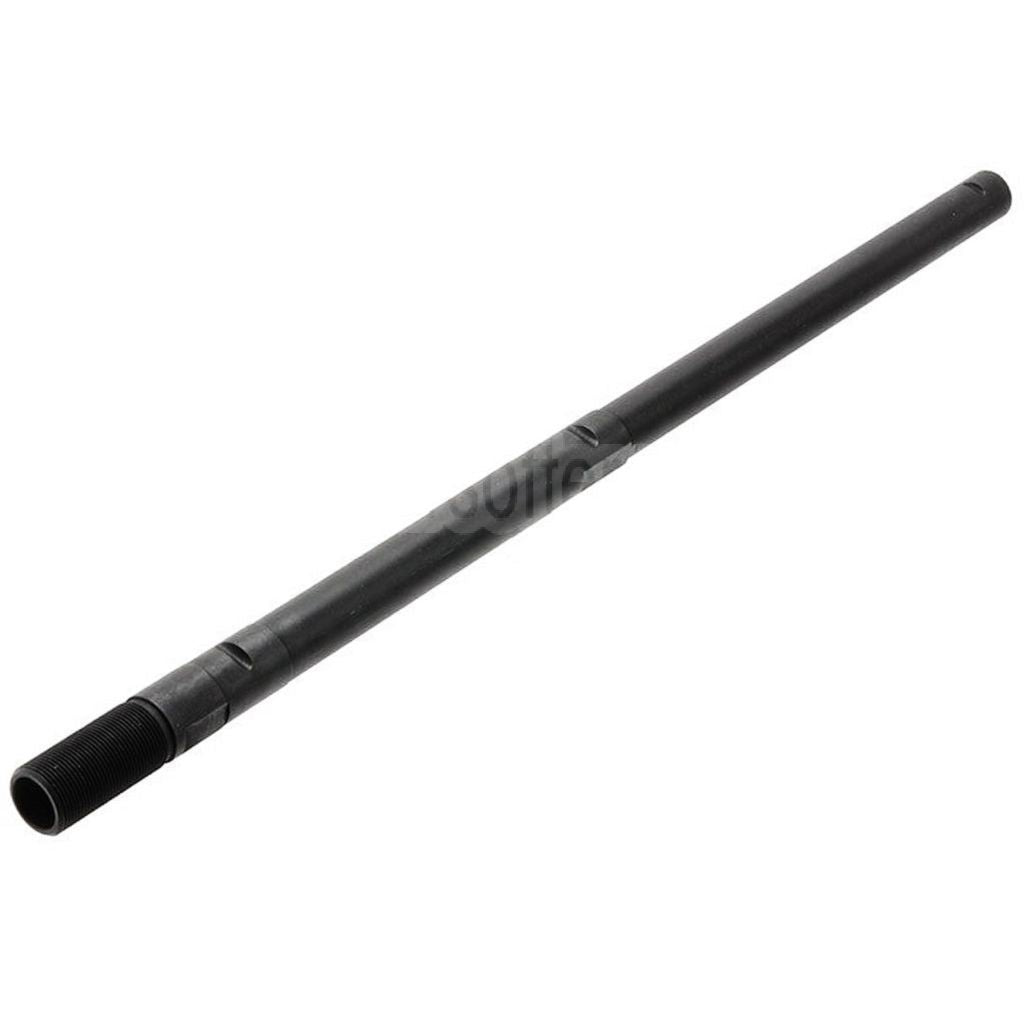 Hephaestus 385mm CNC Stahl Außenlauf Geeignet für GHK AKM AIMS AKMS Serie GBB Gewehre Airsoft Schwarz