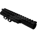 Hephaestus Aluminum 20mm Schienengasrohr Geeignet für Tokyo Marui AK Serie GBB Gewehre Airsoft Schwarz