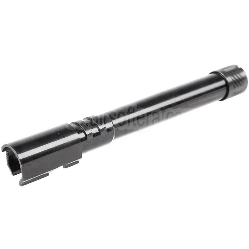 KJ Works Äußerer Lauf mit Gewindeabdeckung -14mm CCW gegen den Uhrzeigersinn Geeignet für ASG CZ Shadow 2 GBB Pistolen Airsoft