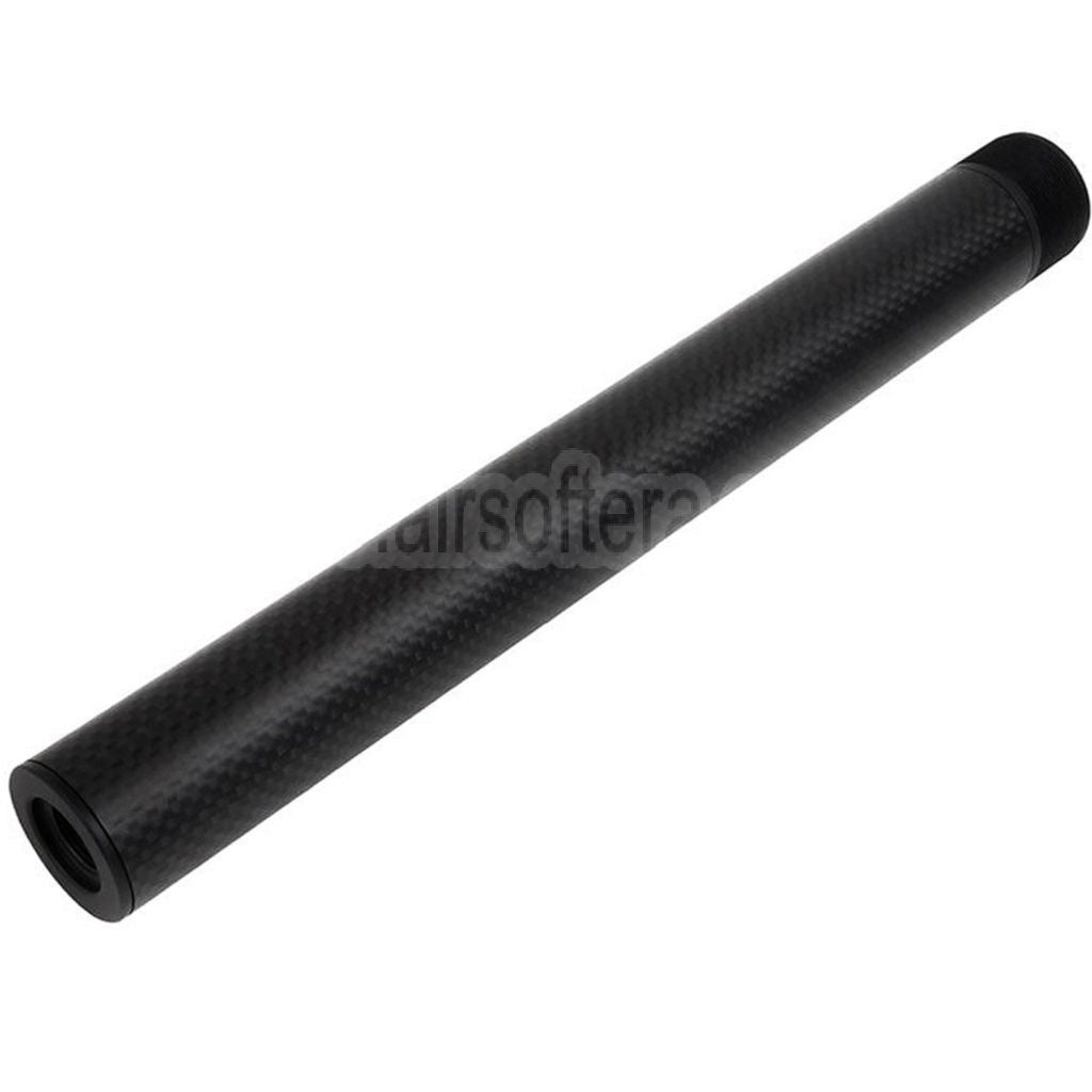 Laylax PSS 257mm/265mm Kurzer Typ Kohlefaser Außenlauf Geeignet für Tokyo Marui VSR-10 Serie Bolt Action Scharfschützen Airsoft Schwarz
