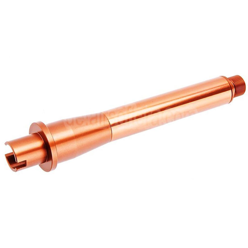 Revanchist Airsoft 6.5 Zoll Aluminium Äußerer Lauf mit 0.5 Zoll Barrel Extension -14mm CCW Gegen den Uhrzeigersinn Geeignet für Tokyo Marui M4 Serie MWS GBB Gewehre Airsoft