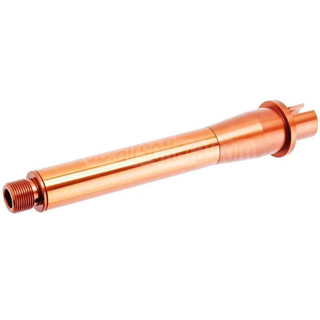 Revanchist Airsoft 6.5 Zoll Aluminium Äußerer Lauf mit 0.5 Zoll Barrel Extension -14mm CCW Gegen den Uhrzeigersinn Geeignet für Tokyo Marui M4 Serie MWS GBB Gewehre Airsoft