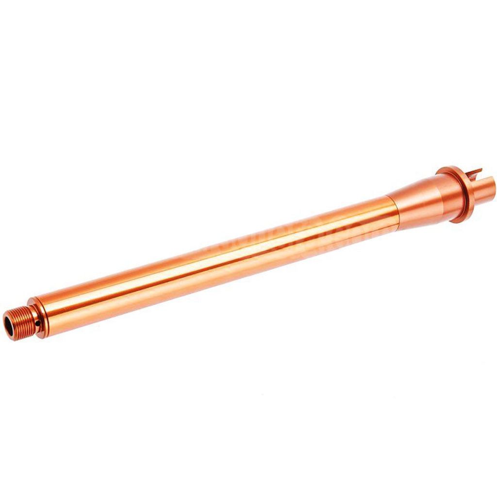 Revanchist Airsoft 10.3 Zoll Aluminium Äußerer Lauf mit 0.5 Zoll Barrel Extension -14mm CCW Gegen den Uhrzeigersinn Geeignet für Tokyo Marui M4 Serie MWS GBB Gewehre Airsoft