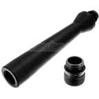 Revanchist Airsoft 100mm Ultraleicht Aluminum Äußerer Lauf -14mm CCW gegen den Uhrzeigersinn mit Gewindeadapter Geeignet für Novritsch SSP5 Serie GBB Pistolen