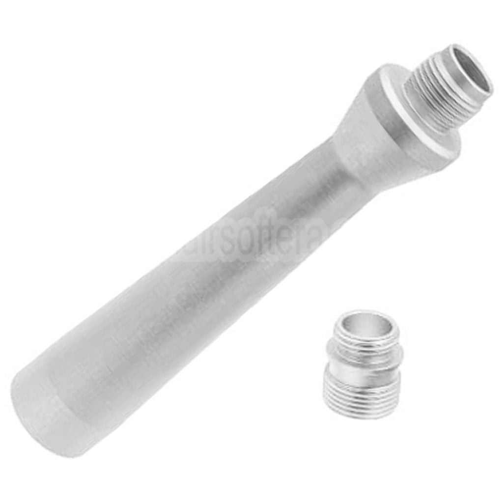 Revanchist Airsoft 100mm Ultraleicht Aluminum Äußerer Lauf -14mm CCW gegen den Uhrzeigersinn mit Gewindeadapter Geeignet für Novritsch SSP5 Serie GBB Pistolen