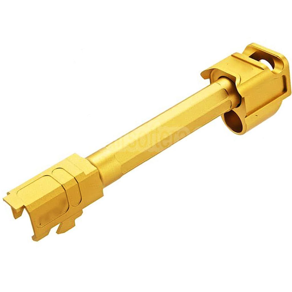 RGW ARC9 Äußerer Lauf mit Sparc-M V2-G5 Kompensator -14mm CCW gegen den Uhrzeigersinn Geeignet für VFC G17 Gen5 Serie GBB Pistolen Airsoft Gold