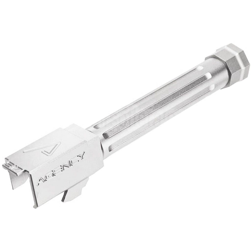 RWA Agency Arms CNC Aluminum Mittelliniengewinde Äußerer Lauf -14mm CCW gegen den Uhrzeigersinn Geeignet für Tokyo Marui G17 Gen3 GBB Pistolen Airsoft