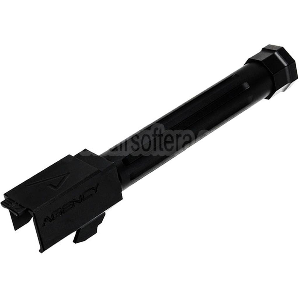 RWA Agency Arms CNC Aluminum Mittelliniengewinde Äußerer Lauf -14mm CCW gegen den Uhrzeigersinn Geeignet für Tokyo Marui G17 Gen3 GBB Pistolen Airsoft