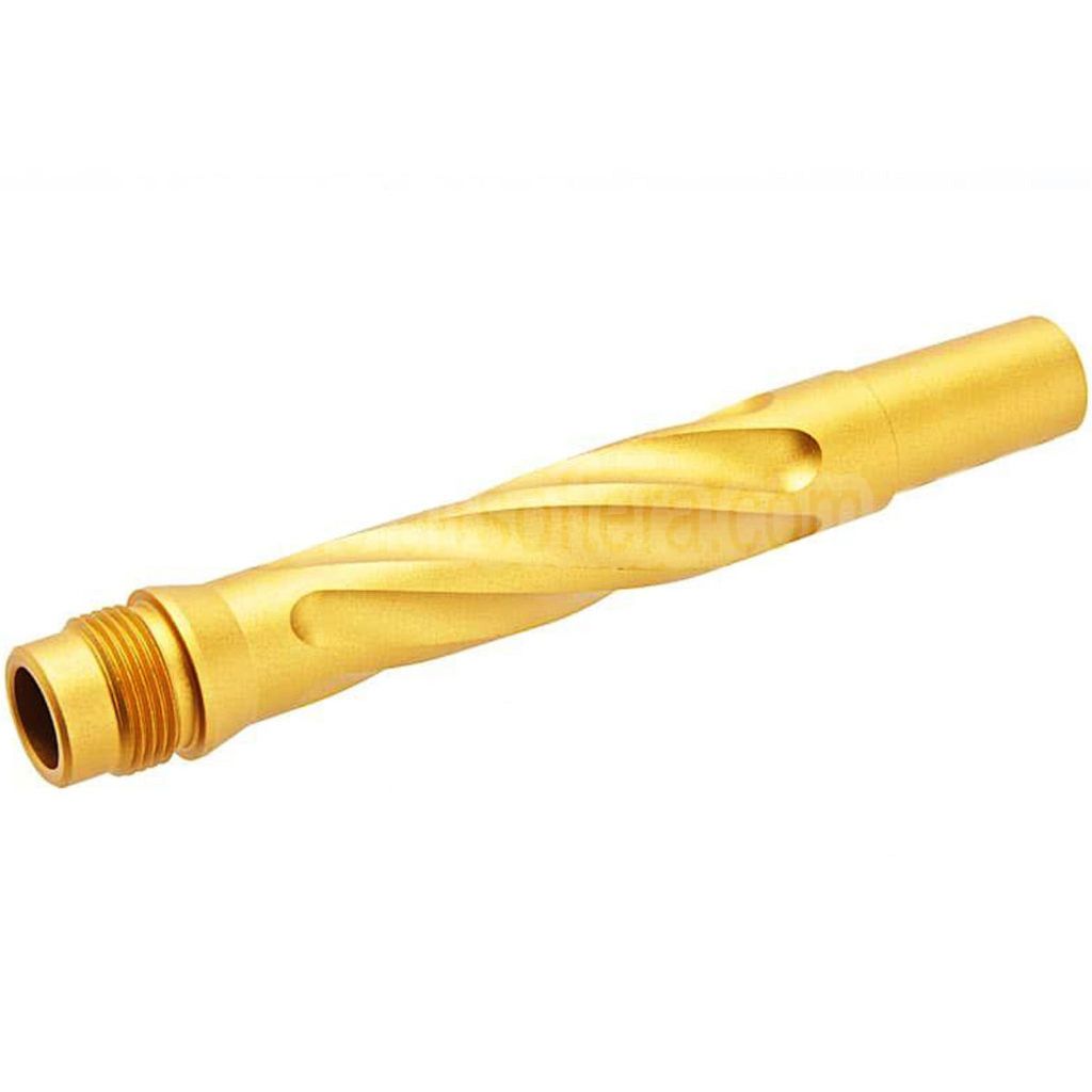TTI Airsoft Twisted Spiral Fluted Äußerer Lauf -14mm CCW Geeignet für TTI Airsoft TP22 Serie GBB Pistolen