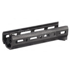 Hephaestus 6.5 Zoll 160mm CNC Aluminum M-LOK Handschutz Geeignet für GHK LCT AKS-74U Serie AEG GBB Gewehre Airsoft Schwarz
