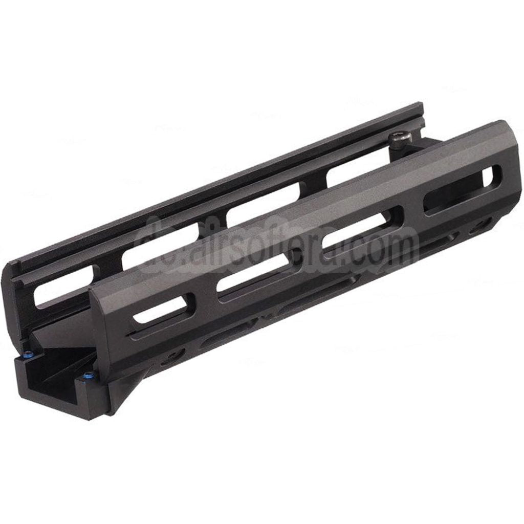 Hephaestus 6.5 Zoll 160mm CNC Aluminum M-LOK Handschutz Geeignet für GHK LCT AKS-74U Serie AEG GBB Gewehre Airsoft Schwarz