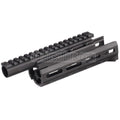 Hephaestus 6.5 Zoll 160mm CNC Aluminum M-LOK Handschutz mit 20mm Schienen Gasrohr Geeignet für GHK LCT AKS-74U Serie AEG GBB Gewehre Airsoft Schwarz