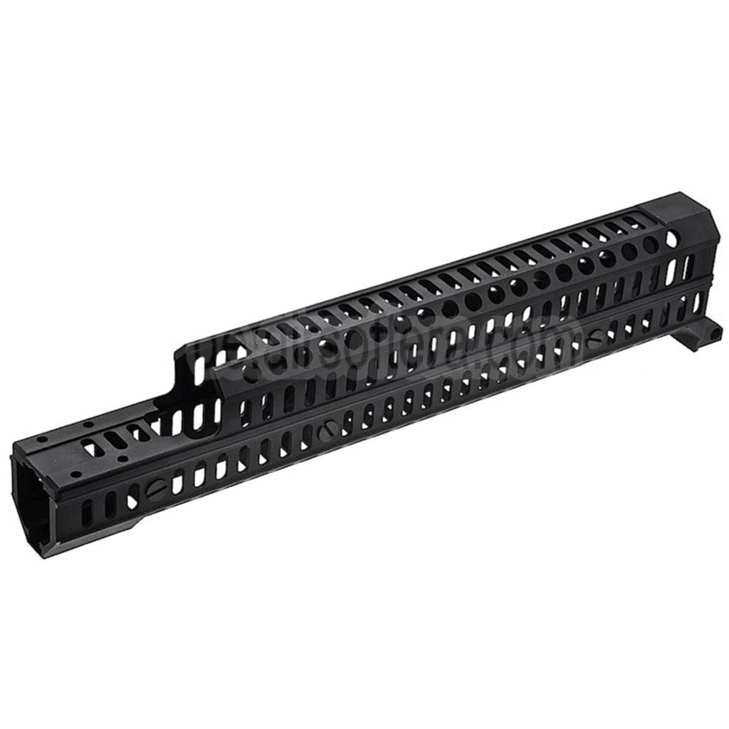 LCT 345mm Aluminum ZSPORT-12U Handschutz schienen system Geeignet für LCT LCK-12 LCK-15 LCK-19 ZK-12 ZK-12U AK12 Serie AEG Gewehre Airsoft Schwarz