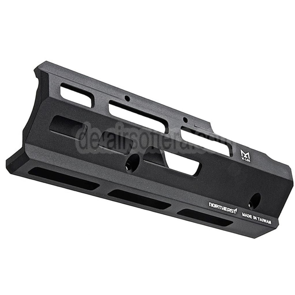 Northeast 145mm 1913 M-Lok Handschutz Geeignet für Northeast MP2A1 UZI Serie GBB SMG Gewehre Airsoft Schwarz