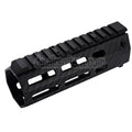 Revanchist Airsoft 145mm 5.5 Zoll Leichte Kohlefaser M-LOK Handschutz schienen system Geeignet für Tokyo Marui M4 Serie MWS GBB Gewehre Schwarz