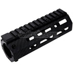 Revanchist Airsoft 145mm 5.5 Zoll Leichte Kohlefaser M-LOK Handschutz schienen system Geeignet für Tokyo Marui M4 Serie MWS GBB Gewehre Schwarz