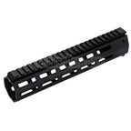 Revanchist Airsoft 245mm 9.5 Zoll Leichte Kohlefaser M-LOK Handschutz schienen system Geeignet für Tokyo Marui M4 Serie MWS GBB Gewehre Schwarz