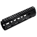 Revanchist Airsoft 180mm 7 Zoll Leichte Kohlefaser M-LOK Handschutz schienen system Geeignet für Tokyo Marui M4 Serie MWS GBB Gewehre Schwarz