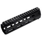 Revanchist Airsoft 180mm 7 Zoll Leichte Kohlefaser M-LOK Handschutz schienen system Geeignet für Tokyo Marui M4 Serie MWS GBB Gewehre Schwarz