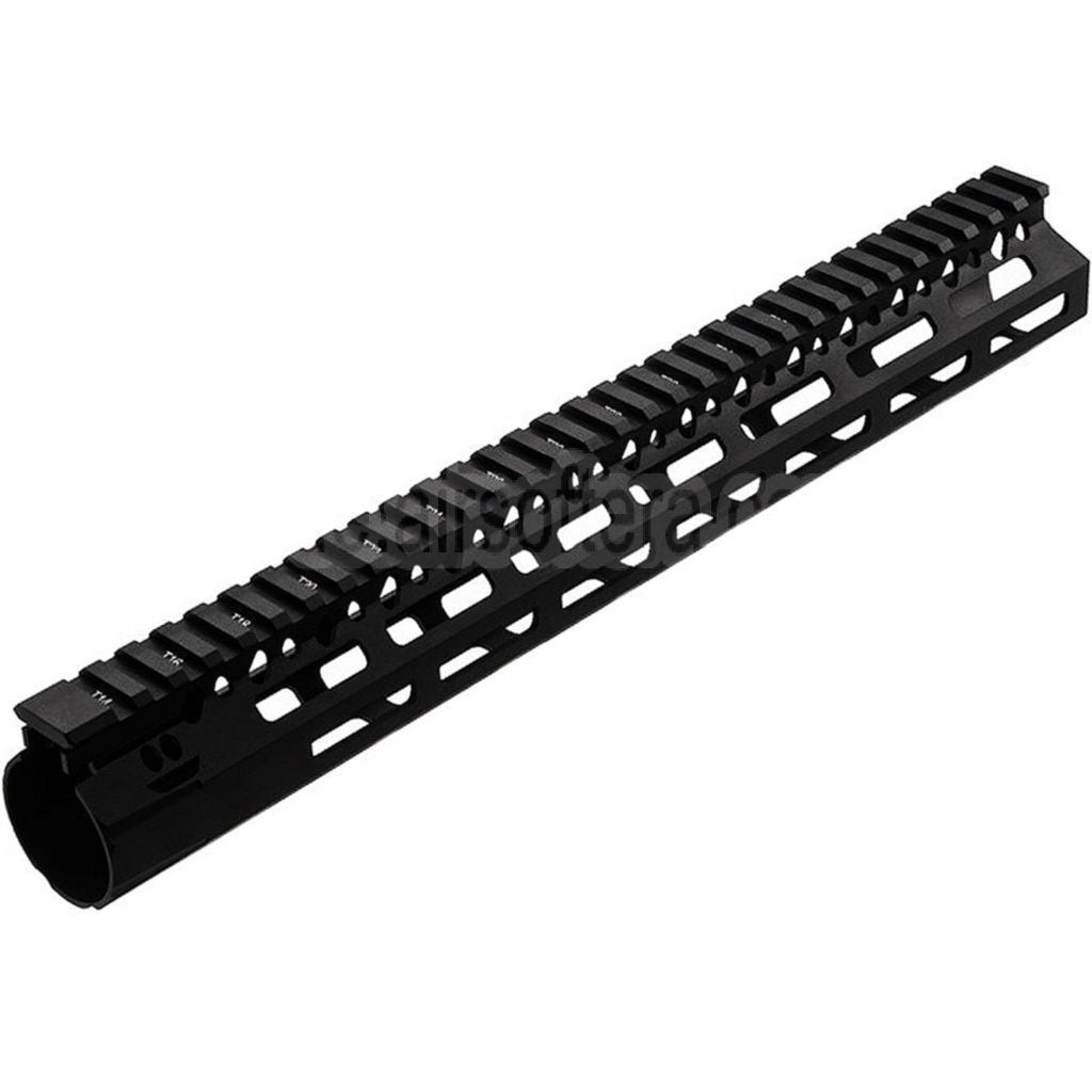 VFC 13 Zoll BCM GUNFIGHTER MCMR-13 M-LOK Handschutz schienen system Geeignet für VFC M4 Serie AEG Gewehre Airsoft Schwarz