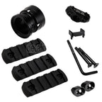 VFC 10 Zoll BCM GUNFIGHTER MCMR-10 M-LOK Handschutz schienen system Geeignet für VFC M4 Serie AEG Gewehre Airsoft Schwarz