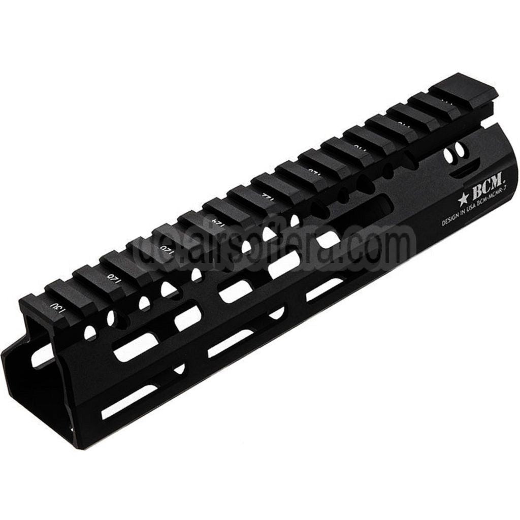 VFC 7 Zoll BCM GUNFIGHTER MCMR-7 M-LOK Handschutz schienen system Geeignet für VFC M4 Serie AEG Gewehre Airsoft Schwarz