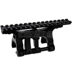 VFC Alte Schule Picatinny Schienenklauenhalterung Geeignet für Umarex (Elite Force) H&K MP5 G3 HK53 Serie GBB Gewehre Airsoft Schwarz