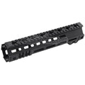 Z-Parts Aluminum 255mm 10 Zoll MK4 M-LOK Handschutz schienen system mit Laufmutter Geeignet für GHK M4 Serie GBB Gewehre Airsoft Schwarz