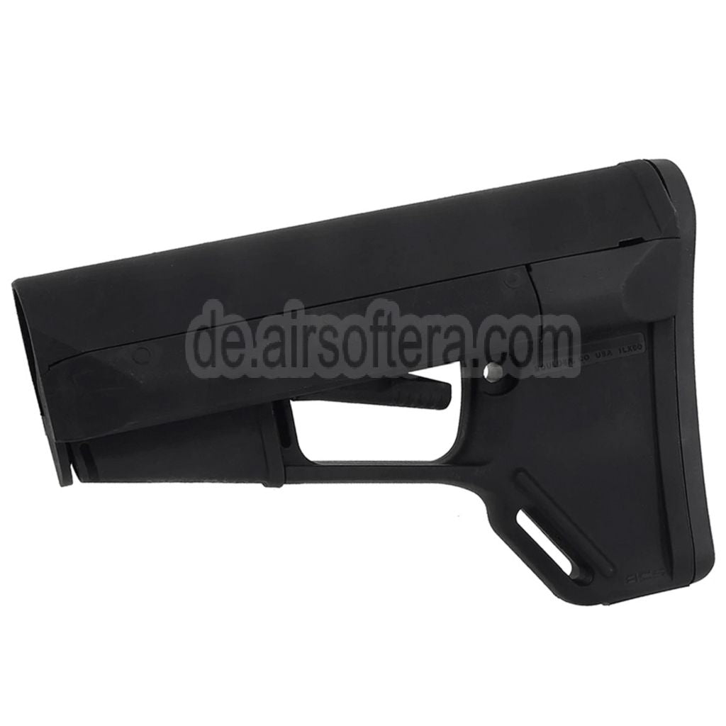 E&C M Stil ACS Einziehbar Schaft geeignet für M4 Serie AEG Gewehre Airsoft Schwarz