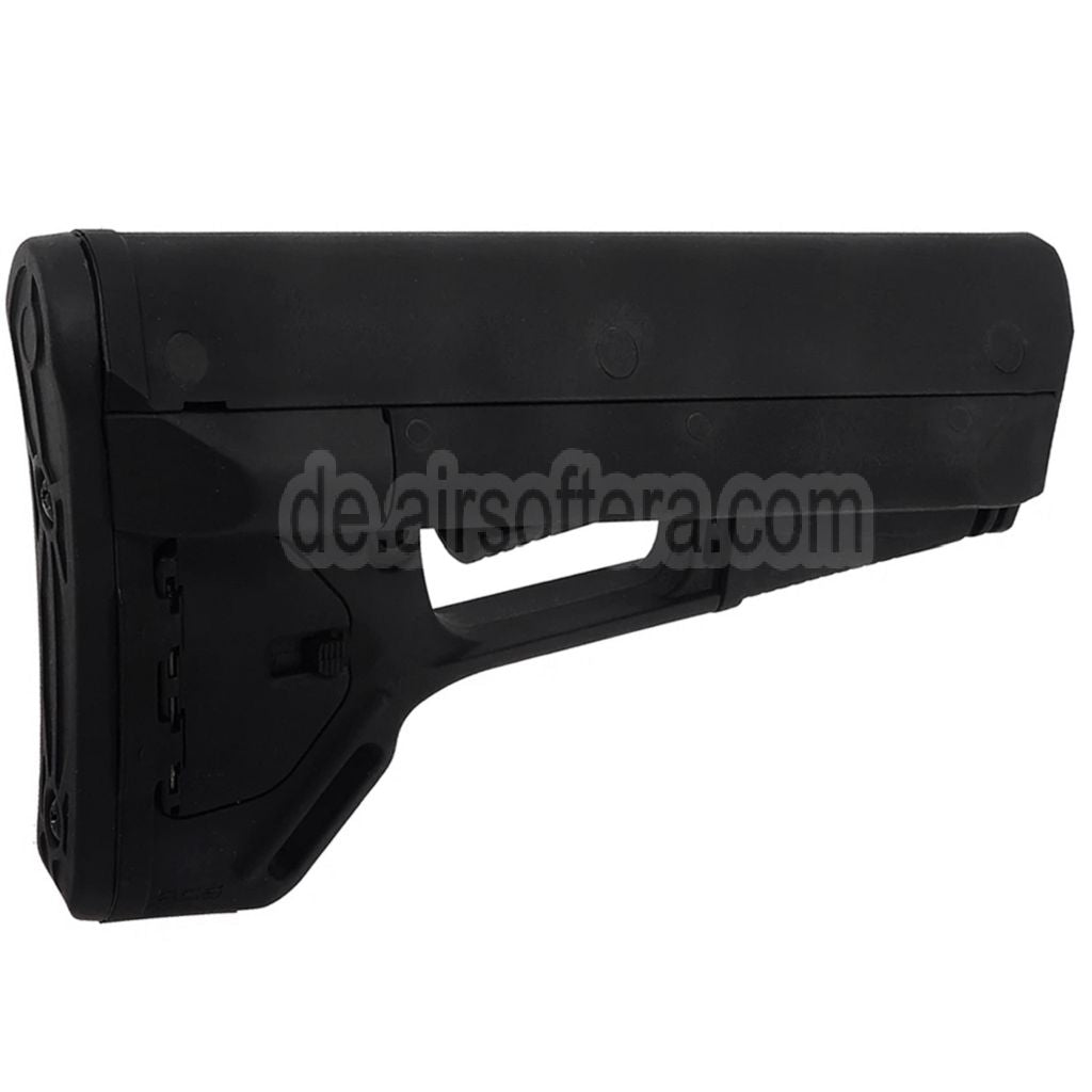 E&C M Stil ACS Einziehbar Schaft geeignet für M4 Serie AEG Gewehre Airsoft Schwarz