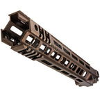 Z-Parts Aluminum 335mm 13 Zoll MK4 M-LOK Handschutz schienen system mit Laufmutter Geeignet für Tokyo Marui M4 Serie MWS GBB Gewehre Airsoft Tan