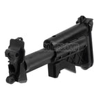 VFC Zusammenklappbares Schaft Kit Geeignet für VFC MK48 MOD1 AEG Maschinengewehre Airsoft Schwarz