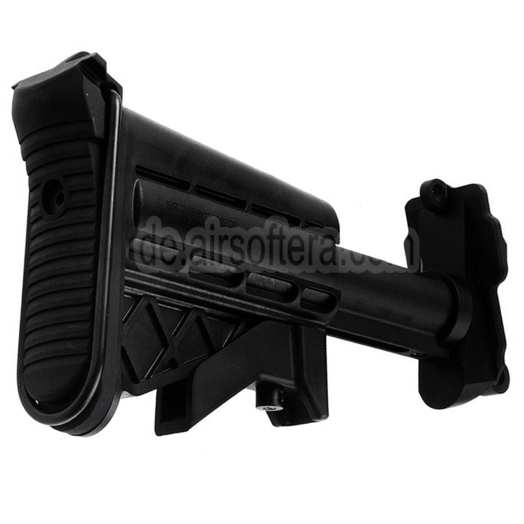 VFC Zusammenklappbares Schaft Kit Geeignet für VFC MK48 MOD1 AEG Maschinengewehre Airsoft Schwarz