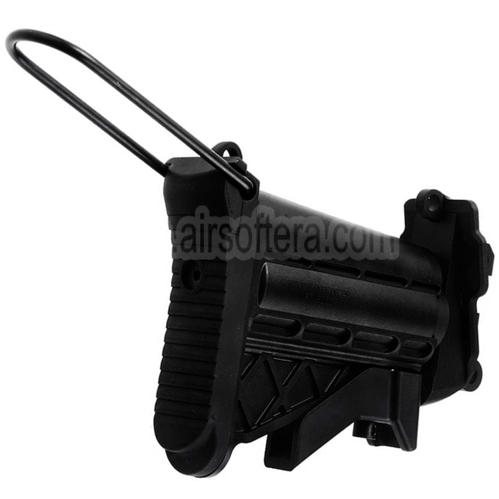 VFC Zusammenklappbares Schaft Kit Geeignet für VFC MK48 MOD1 AEG Maschinengewehre Airsoft Schwarz