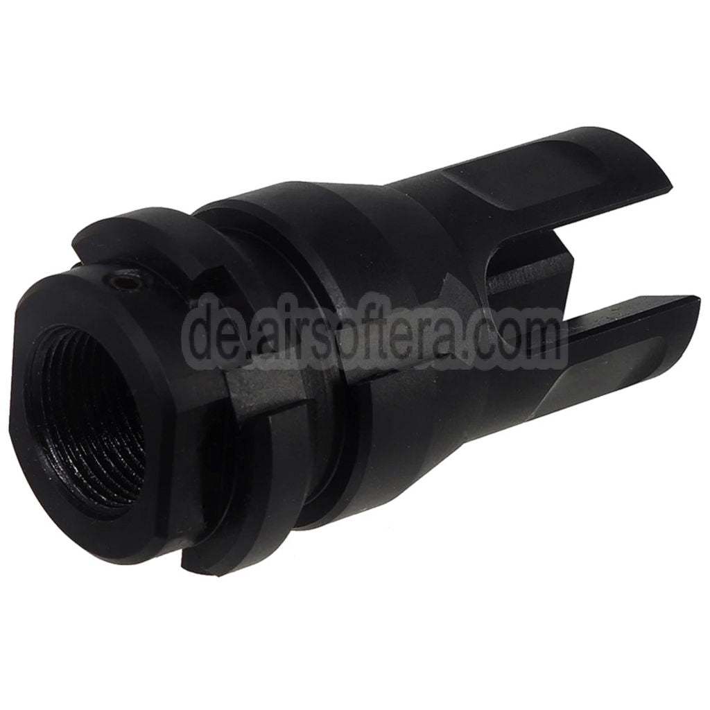 PTS Dead Air KeyMicro Mündungsfeuerdämpfer Geeignet für -14mm CCW Gegen den Uhrzeigersinn Lauf Gewehre Airsoft