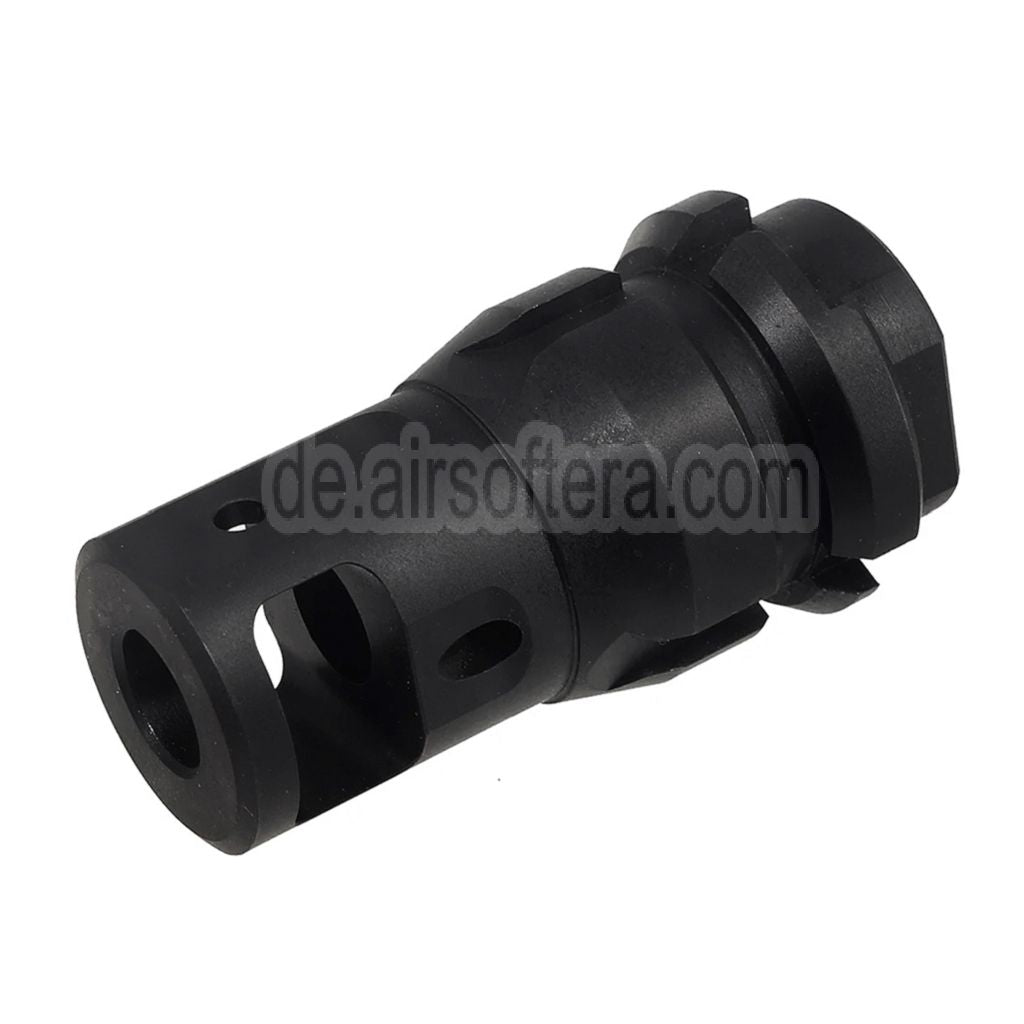 PTS Dead Air KeyMicro Mündungsbremse Mündungsfeuerdämpfer Geeignet für -14mm CCW Gegen den Uhrzeigersinn Lauf Gewehre Airsoft