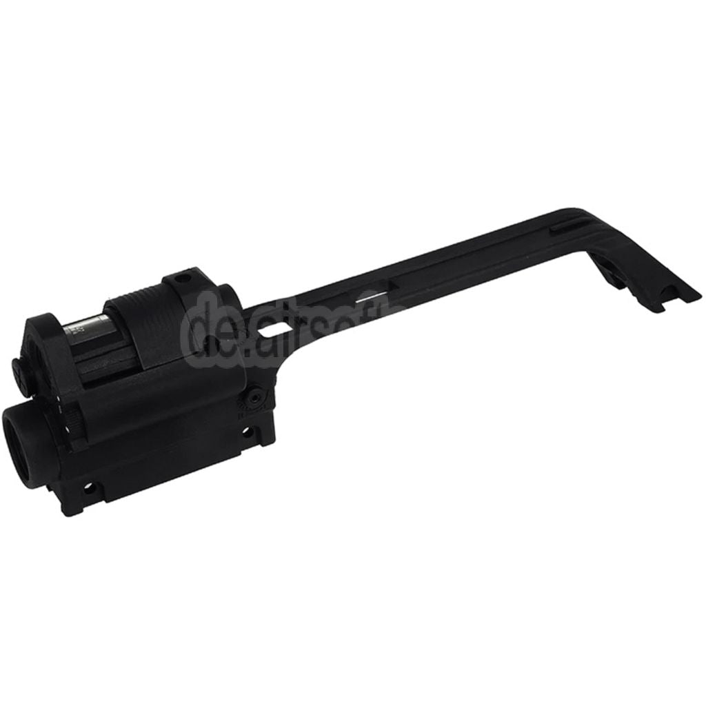 AirsoftEra Tragegriff mit Doppeloptik Visier Geeignet für S&T G36 Serie Gewehre Schwarz