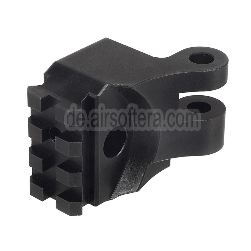 BBT CNC Aluminum M1913 20mm Schienen Schaft Adapter Geeignet für KRYTAC Kriss Vector Serie AEG GBB SMG Gewehre Airsoft Schwarz