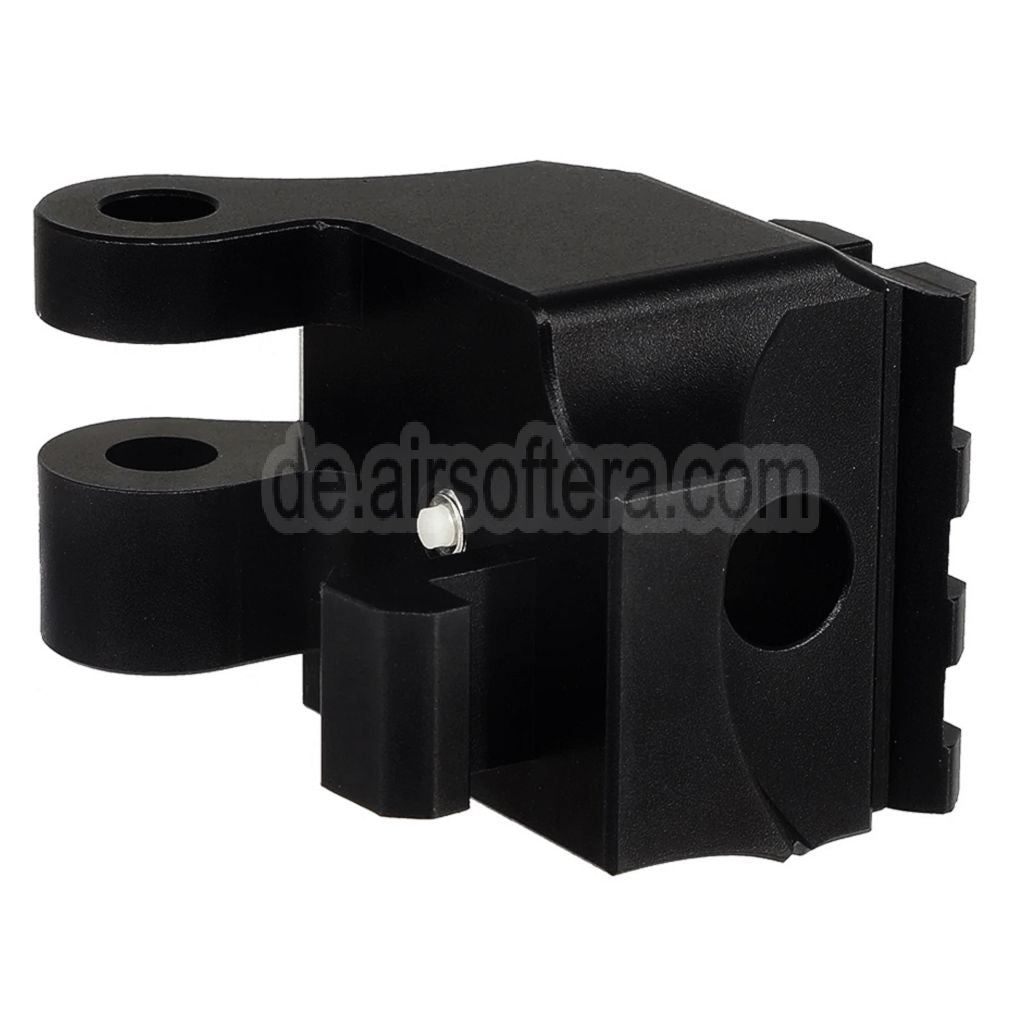 BBT CNC Aluminum M1913 20mm Schienen Schaft Adapter Geeignet für KRYTAC Kriss Vector Serie AEG GBB SMG Gewehre Airsoft Schwarz