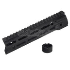 APS EMG Daniel Defense MFR 9 Zoll M-LOK Handschutz Schienen System geeignet für APS EMG Tokyo Marui M4 M16 Serie AEG Gewehre Airsoft Schwarz