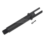BBT CNC Stahl Außen Lauf -14mm CCW Gegen den Uhrzeigersinn Geeignet für KRYTAC Kriss Vector Serie AEG GBB SMG Gewehre Airsoft Schwarz