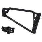 5KU 205mm Aluminum TS-8RP Dreieckiger erhöhter Wangenschaft mit M1913 Adapter Geeignet für 20mm Picatinny Gewehrschaft Adapter Gewehre Airsoft